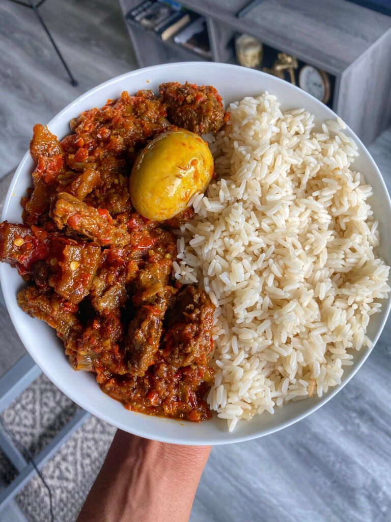 Ofada-rice-ayamase-sauce